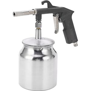 Hapivida Pistola a Spruzzo a Sifone, Kit di Strumenti per Pistola a Spruzzo per Sabbiatura con Sabbiatrice Ad Aria con Ventosa da 750 Cc per La Pulizia a Spruzzo Dell'incisione