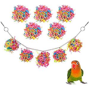 SDFF Giocattoli per Uccelli, Giocattoli per Pappagalli Uccelli, Giochi per Uccelli Pappagalli, Giocattoli Gabbia per Pappagalli, per Piccoli Pappagalli, Piccioncini, Piccoli Parrocchetti Cockatiels