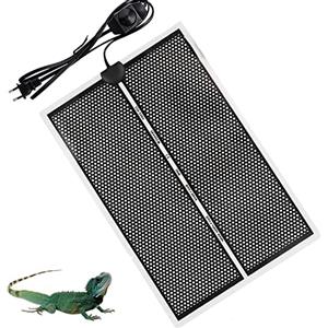 NEKOSUKI Tappetini Riscaldanti per Rettili, Non Adesivo Tappetini riscaldanti per terrario Tappetino riscaldante per Acquario per rettili, lucertole, Tartarughe, Serpenti (20W-28x42cm)
