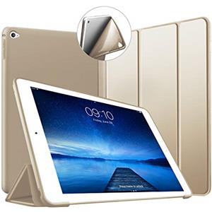 VAGHVEO Cover iPad Mini 4, VAGHVEO Custodia Ultra Sottile e Leggere [Auto Svegliati/Sonno] con Morbido TPU Soft Bumper Smart Cover Case per Apple iPad 4 Mini Modelli A1538 / A1550, Oro