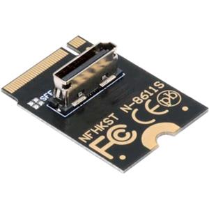 chenyang Oculink SFF-8612 SFF-8611 a PCI-E 4.0 NVME M.2 M-Key Adattatore host verticale per SSD U.2 ed eGPU