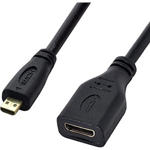 chenyang CY micro HDMI 1.4 maschio tipo D a mini HDMI 1.4 femmina tipo C, cavo di prolunga per PC portatile HDTV 10 cm