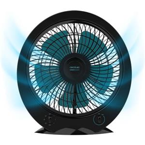 Cecotec - Ventilatore da pavimento quadrato EnergySilence 4500 Power Box Black, 45W, Diametro 12 Pollici, 5 Lame, 3 Velocità, Timer 1h, Griglia Girevole e Massima Sicurezza