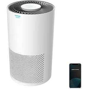 Cecotec Purificatore D'Aria Connesso TotalPure 2000 Connected. con Telecomando. 50 W, 160 Cadr, 3 Stadi di Filtraggio, Pannello Touch, Controllo Wi-Fi, Timer, Copertura 50 M3