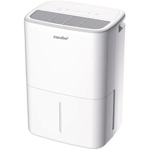 COMFEE' Deumidificatore Casa Muffa 12L/24h, Adatto fino a 20㎡, Filtro Lavabile, Ruote Piroettanti, R290, CDDOE-12DEN7-QA3