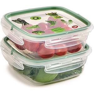 Snips |Set 2 Contenitori Per Alimenti 0,50 LT | Quadrato|2 x 0,50 LT |Made in Italy|Bpa Free