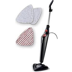Vileda Steam PLUS con Power Pad|scopa a vapore|pulizia e igiene con il vapore|elimina fino al 99.9% dei batteri e virus|ideale per tappeti, moquette e tutti i tipi di pavimento|senza uso di detergenti