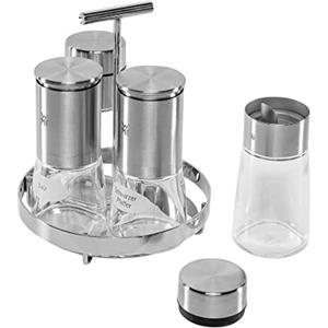 WMF 06.6786.6030 Set Macinaspezie e Dosatori, Lucido, Acciaio Inossidabile, 5 Pezzi