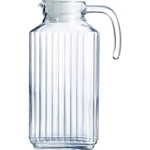 Luminarc Arcoroc Quadro Caraffa con coperchio in plastica Bianco 1,7l - 1 Caraffa
