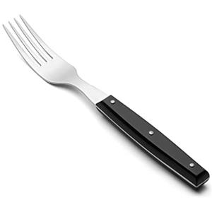 Arcos Posate - Forchetta Tavola - Acciaio Inox 18/10 - Dimensione 195 mm - Manico di Nylon Colore Nero