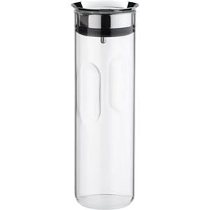 WMF Motion - Caraffa per acqua, 1,25 l, altezza 29 cm, coperchio in silicone, chiusura a scatto, impugnatura, lavabile in lavastoviglie