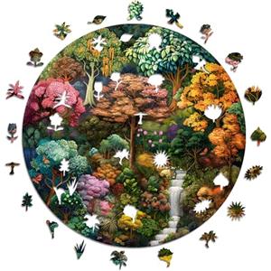 Iconic Puzzles - Sorgente Mistica, puzzle in legno 100% sostenibile, Regali per Bambini e Adulti, taglia S, 200 Pezzi