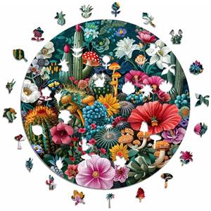 Iconic Puzzles - Bosco Incantato, puzzle in legno 100% sostenibile, Regali per Bambini e Adulti, taglia S, 200 Pezzi
