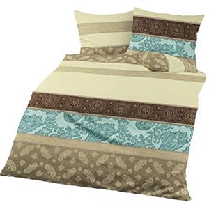 Bierbaum, Biancheria da Letto, Multicolore (Mehrfarbig), 155 x 220 cm