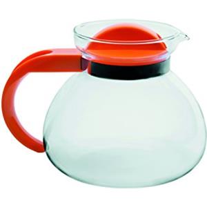 Excelsa Tea Time Teiera in Vetro Borosilicato 1.9 Litri, Dimensioni: 18 x 15 x 18 cm
