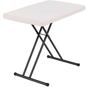 LIFETIME Tavolo Personale Regolabile in Altezza, 76,2 cm, Colore: Mandorla