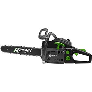 Ribimex Motosega da Potatura a Scoppio 45 cc, Lama da 300 mm, 1,5 HP, 12.000 giri/min, Lubrificazione Automatica, Velocità Catena 20,8 m/sec, Avviamento Manuale, Accessori Inclusi - PRTRT451