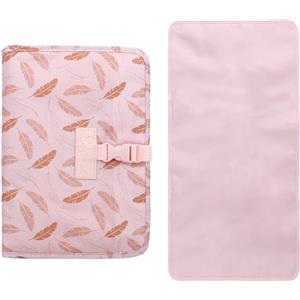 amo nenes Borsa organizer per pannolini con fasciatoio, separazione 2 in 1 per bagnati e asciutti, impermeabile, design portatile con manico, organizer per salviette, rosa, amo nenes