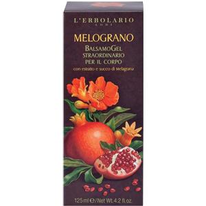 L'Erbolario Melograno Balsamo Gel Straordinario Corpo 125 ml - Idratante e Levigante con Estratto di Melograno