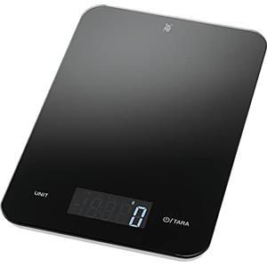 WMF 608736040 Bilancia Digitale da Cucina, Nero, elektronisch, vetro