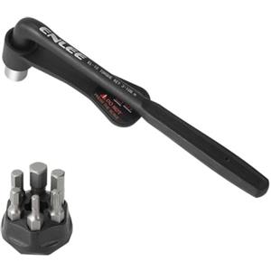 ReachMall Kit di chiavi dinamometriche per bicicletta, set di chiavi dinamometriche, chiave dinamometrica regolabile a doppia direzione, per strada, e bici (EL-10)