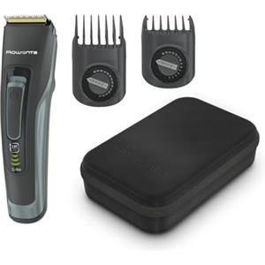 Rowenta Advancer Tagliacapelli e Regolabarba da Uomo, 2 Pettini Regolabili Offrono 29 Lunghezze di Taglio, Comode Funzionalità, TN5224