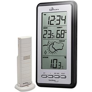 techno line Technoline Stazione Meteo Smart Home, Mobile Alerts, Argento/Grigio, 8,2x2,3x15 cm, MA10430