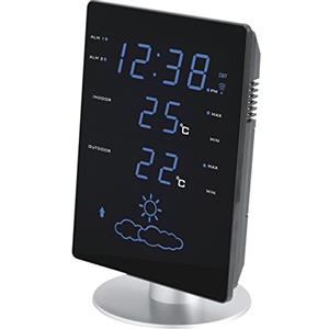 techno line TechnoLine WS 6820 Stazione Meteo, Nero/Argento
