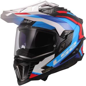 LS2 CASCO OFFROAD LS2 MX701 EXPLORER C FRONTIER II WHITE BLUE-06 | LS2