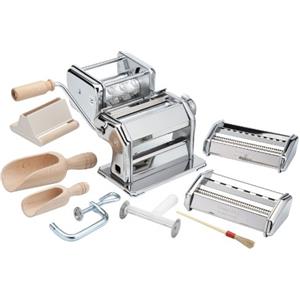 Imperia Italian Set Regalo Macchina per Pasta Fresca con Accessori Inclusi, Acciaio Cromato, 45.7 x 34.9 x 19.1 cm, Classe di efficienza energetica A