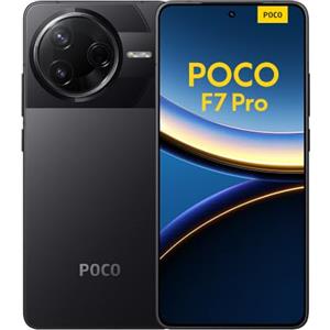 Xiaomi POCO F7 Pro Smartphone, 12+256, Nero, Batteria da 6000mAh, 90W HyperCharge, HyperAI (Caricabatterie non incluso)