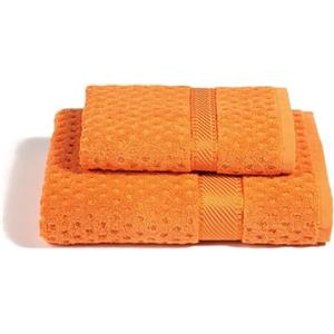 Caleffi - Set Asciugamani Bagno Viso e Bidet Morbida Spugna 100% Cotone Jacquard, 1 Asciugamano Viso 60x110 cm + 1 Asciugamano Bidet Ospite 40x60 cm Assorbenti Resistenti a Lavaggi Frequenti, Durevoli