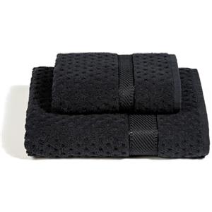 Caleffi - Set Asciugamani Bagno Viso e Bidet Morbida Spugna 100% Cotone Jacquard, 1 Asciugamano Viso 60x110 cm + 1 Asciugamano Bidet Ospite 40x60 cm Assorbenti Resistenti a Lavaggi Frequenti, Durevoli