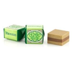Venchi - Cremini al Pistacchio, 1 Kg, Cioccolatini al Cioccolato Bianco e Cioccolato al Latte con Pasta di Pistacchio, Senza Glutine, Senza Coloranti e Senza Conservanti