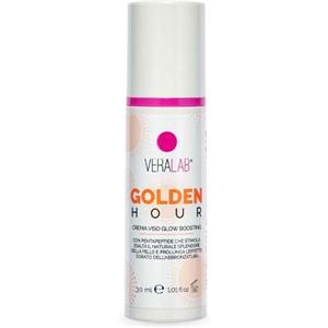 Veralab Golden Hour - Crema Viso Glow Boosting 30ml con Pentapeptide per un Colorito Naturale e Radioso