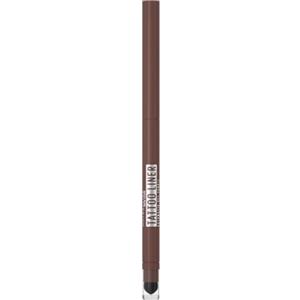 Maybelline New York Matita Occhi in Gel Sfumabile, Effetto Smokey Eyes, Tenuta Fino a 36H, Formula Waterproof a Prova di Sbavature, Tattoo Liner Automatic Gel Pencil, Tonalità: Brown Haze
