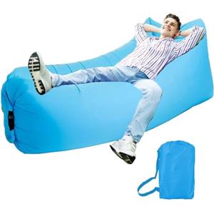 Melldrry Divano Gonfiabile, 2025 Nuovo Con Creativo del Cuscino un Design Gonfiabile Divano, Portatile Impermeabile Aria Amaca Lounger con Portatile Borsa per Spiaggia, Campeggio, Viaggi, Piscina
