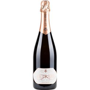 Letrari Brut Rosé - Spumante Rosé Trento DOC 75 cl, Chardonnay e Pinot Nero, Elegante e Fruttato