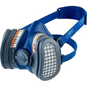 GVS SPR669 Maschera Elipse Low Profile con Filtri A2P3 per Gas e Vapori Organici sino a 5000 ppm e polveri, M/L