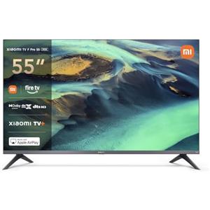 Xiaomi TV F Pro 55 2026, 55 Pollici (140 cm), QLED 4K UHD, Smart TV, Fire TV, HDR10+, Modalità Game Boost a 120Hz, MEMC, Controllo vocale con Alexa, 2GB+32GB, Compatibile con Apple AirPlay, TV+