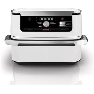 Ninja AF500EUWH Friggitrice ad Aria Flexdrawer 10,4 Litri, 2470 Watt, 2 zone di cottura - Bianco