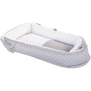 Chicco Mummy Pod, Riduttore Culla e Lettino, Impermeabile e Traspirante, con Speciale Rete 3D e Inserto anti-pipì, Regolabile, con 3 Lunghezze, Lavabile a Mano, Riduttore Neonato, Grigio, con Panda