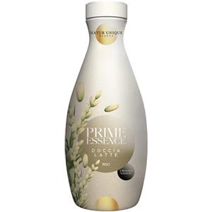 Natur Unique Prime Essence Riso - Doccia Latte 450 ml con Latte di Mandorle e Profumazione Agrumata