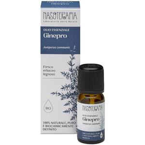 Nasoterapia Olio Essenziale di Ginepro Biologico 100% Puro Naturale 5 ml - Distillato da Bacche di Juniperus Communis