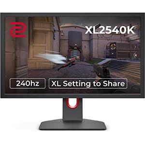 BenQ ZOWIE XL2540K Monitor Gaming 24,5 Pollici, FHD 1080p, 240 Hz, Nero