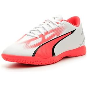 Puma Ultra Play Indoor Trainer Scarpe da Calcio da Uomo, Bianco Orchidea Fuoco Nero, 40 EU