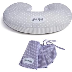 Dilamababy Cuscino Allattamento MiniMemo Completo di 2 Federe