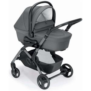 Cam Trio Fluido Easy Grigio Passeggino Carrozzina Ovetto e Borsa