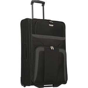 paklite Valigia da viaggio con 2 ruote, grande valigia con rotelle, ORLANDO, trolley classico in softshell dal design senza tempo, 73 cm, 80 L