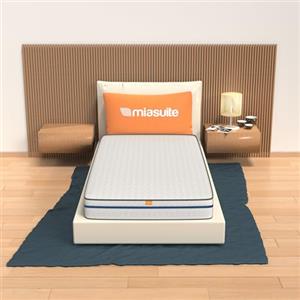 miasuite i sogni italiani Materasso Memory Foam Singolo 80x190 cm Alto 15 cm per STRUTTURE Pieghevoli. Ortopedico, Detraibile - Materasso Simple